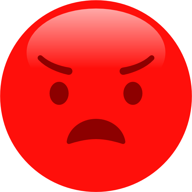 Gambar Tidak Puas Merah